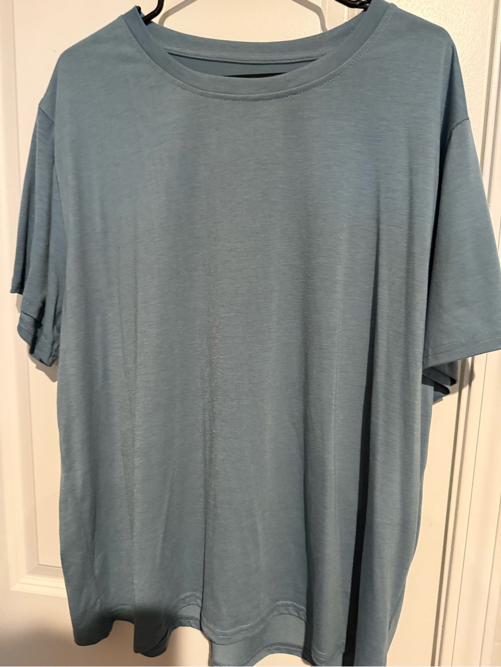 SHEIN Oversized Short Sleeve Tee — Dusty Blue
